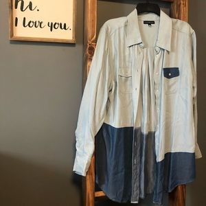 LIKE NEW-LB Boyfriend Button Down